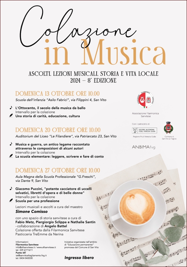 Colazione in musica 2024